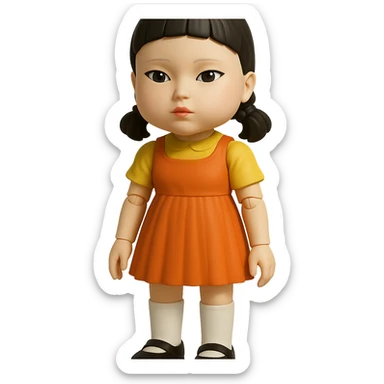 Yongyi doll from Squid Game sticker
