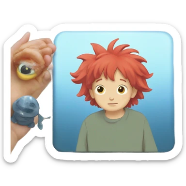 ponyo studio ghibli sticker