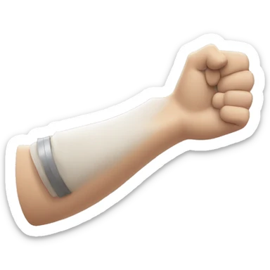 arm wit cat scratch sticker