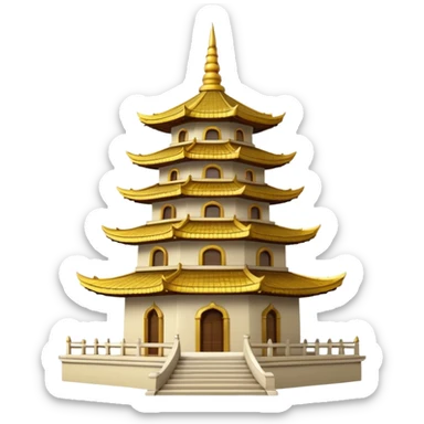 Pagoda sticker