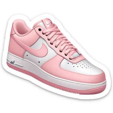 Light pink nike airforce sticker