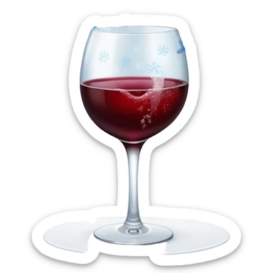 ❄️🤍🩶🍷 sticker