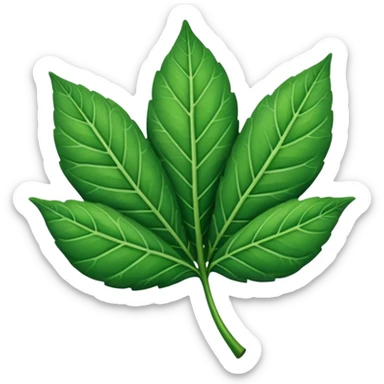 Leaf sticker
