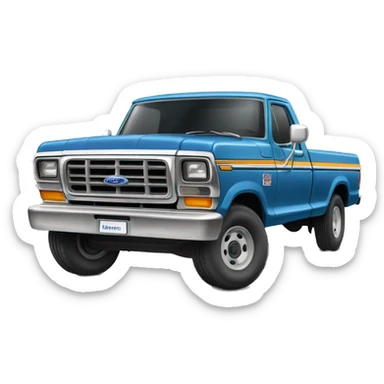 1980’s ford truck sticker
