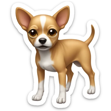 Rat terrier dachshund chihuahua mix sticker