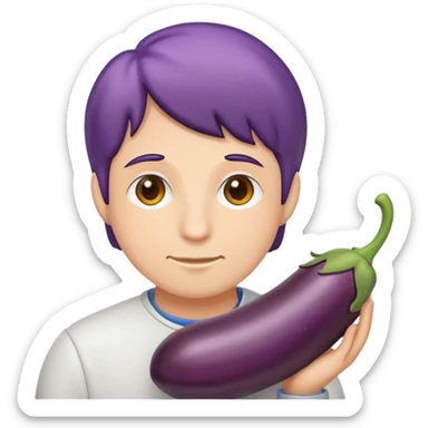 Kill with eggplant sticker