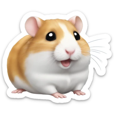 gallon hamster  sticker