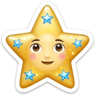 Can u make customize iMessage emoji of glittering and star pls.. something dreamy  sticker