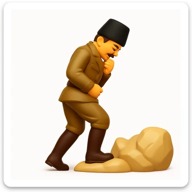 Convert the uploaded image into a 3D Apple-style emoji — preserve the key shapes, colors, and overall composition of the original image. Simplify the forms into clean. Apply glossy textures, soft lighting, smooth shading, and render everything in Apple emoji style on a clean white background

 sticker