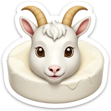 Close, the goat cheese is supposed to be on the outside  sticker