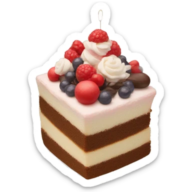 Cake sticker