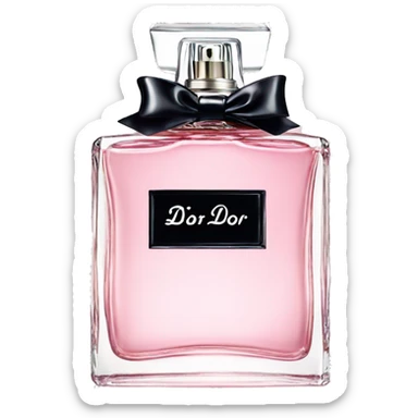 Miss dior perfume sticker