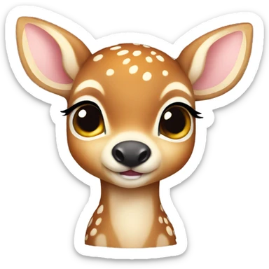 baby deer  sticker