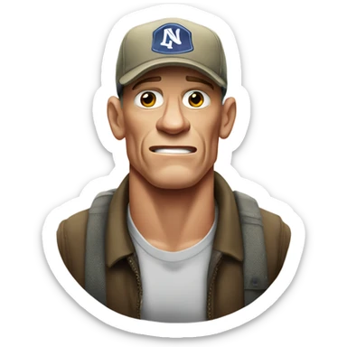 John cena homeless sticker