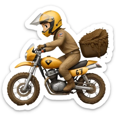 Roulig moto cross sticker