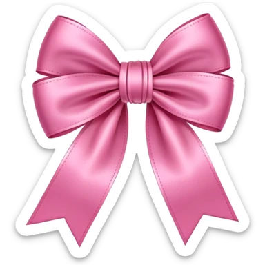 Cute bow sticker
