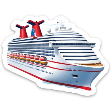 Carnival cruise ship sticker