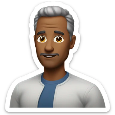 an axious dad sticker