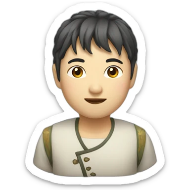 Chinese Li Hua sticker