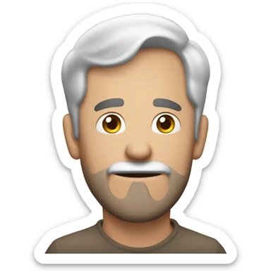 Man with speech bubble saying “Ben Yates Sausage” sticker