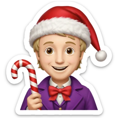 Wonka navidad sticker