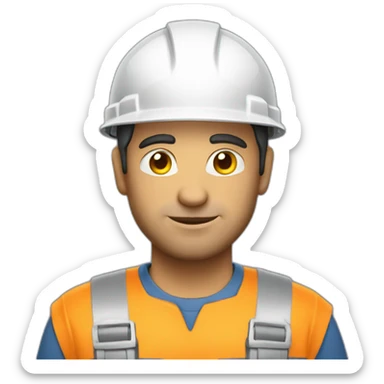 constructor man sticker