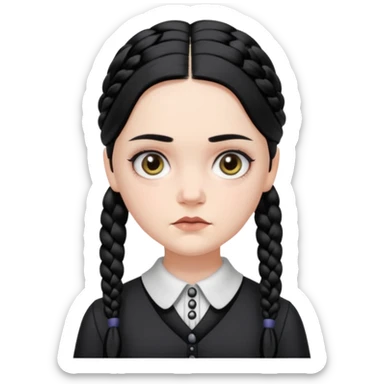 Wednesday addams sticker