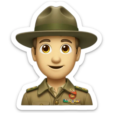 Baden Powell scout sticker
