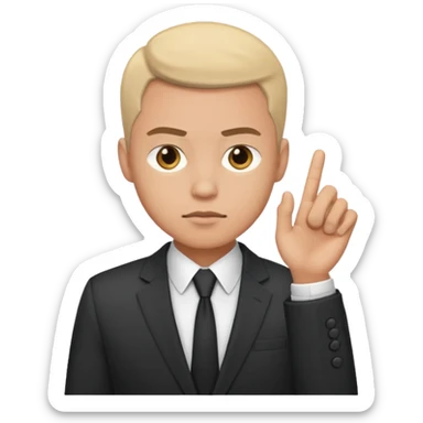 DAILY ROUTINE A GUY AT WORKPLACE sticker