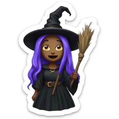 Witch sticker