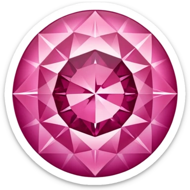 pink diamond sticker