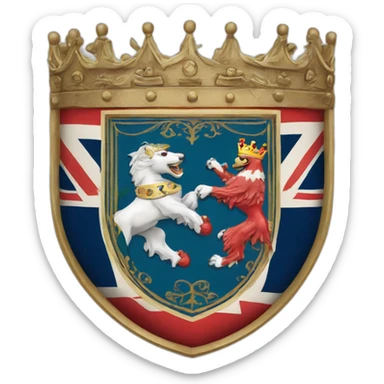 Coat of arms of United Kingdom sticker