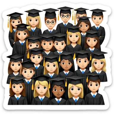 highschool graduation  sticker