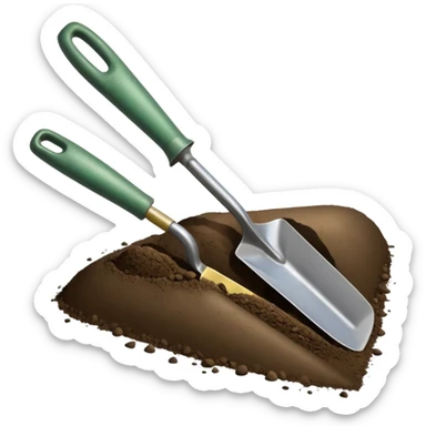 garden trovel  sticker