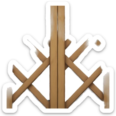 Wood shutters  sticker