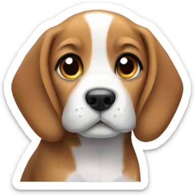 Beagle puppy sticker