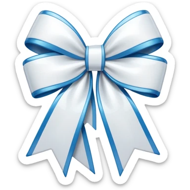 NOT A BOW A CHRISTMAS DECORATION THAT HAS BOWS ON IT AND IS WHITE AND AESTHETIC FROM PINTEREST sticker
