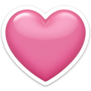 Coração rosa sticker