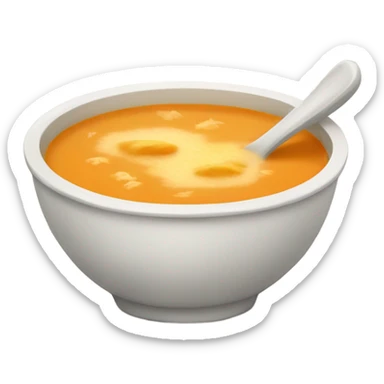 Bowl of soup sticker