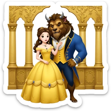 Beauty and the Beast sticker
