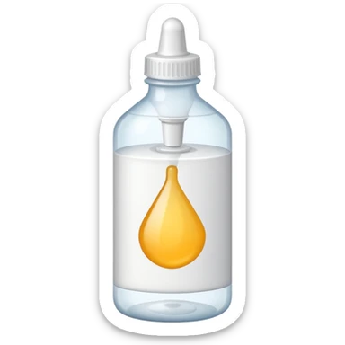 a bottle of glue  sticker