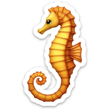 seahorse sticker