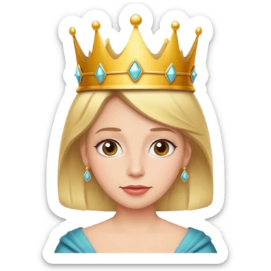 Mom with crown sticker