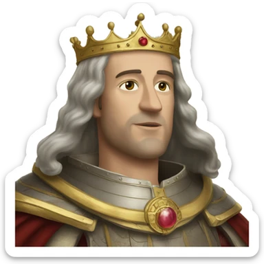 Kingdom of Heaven king baldwin IV sticker