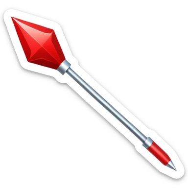 Crée-moi une flèche rouge qui va vers la droite sticker