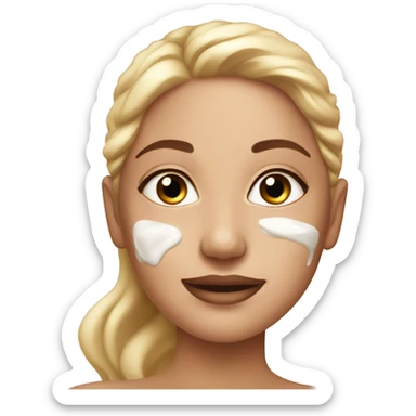 Skin care sticker