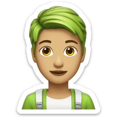 matcha blogger sticker