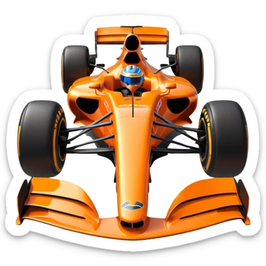 mclaren Formula one car sticker