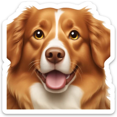 nova scotia duck tolling retriever sticker
