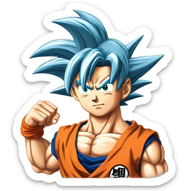 Goku dragon ball z sticker